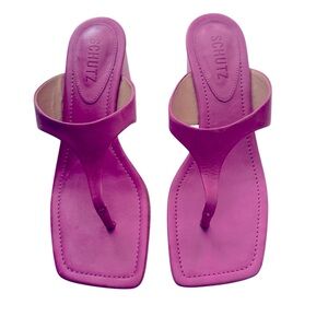 SCHUTZ DARLIN SANDAL Darling Pink Sandals Sleek Minimalist Design Womens Size 8B